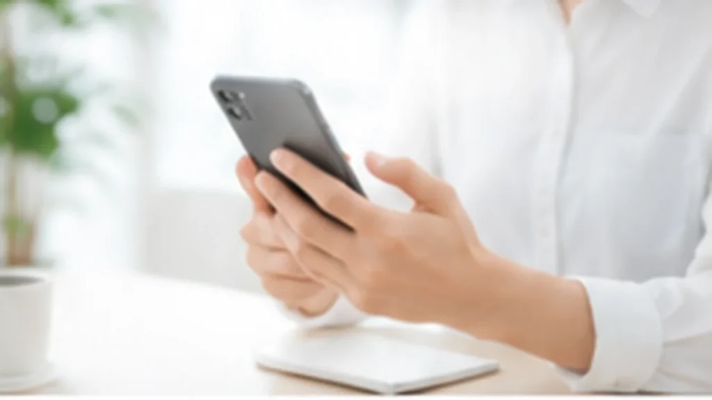WEB活用の悩みについてスマートフォンから気軽に相談するイメージ